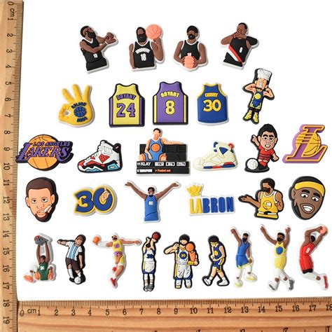 Cute Kobe Bryant Jibits Basketball Croc Jibbits Charm Nba Lakers Jibitz