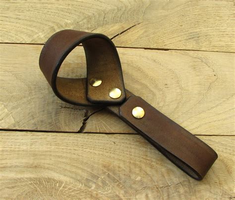 Handmade Bushcraft Leather Tomahawk Hammer Axe Belt Loop Etsy