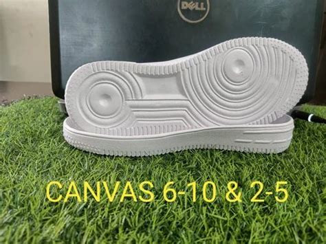 Canvas Eva Shoe Sole Size S White Black Grey At Pair In