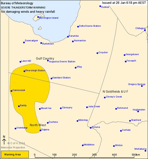 Qld Severe Thunderstorm Warning Damaging Winds Heavy Rain Ewn