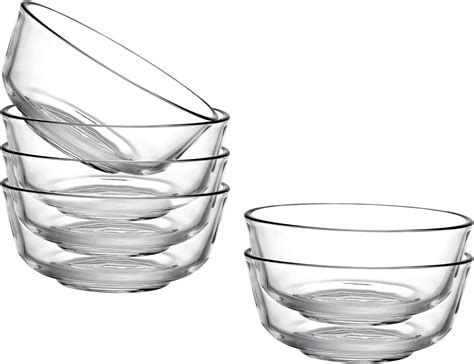 Amazon Hillspring Glass Small Bowls Oz Set Of Clear Mini