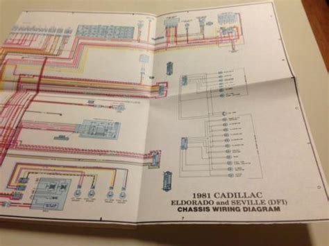 Sell 1981 Cadillac Eldorado Seville DFI Chassis Wiring Diagrams