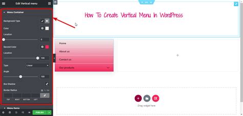 How To Create Vertical Menu In Wordpress In Steps