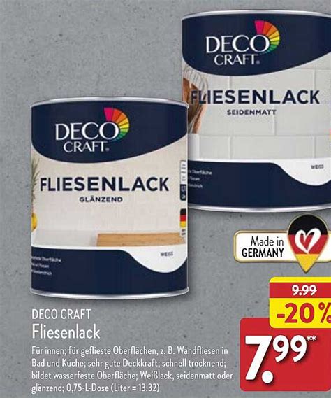 Deco Craft Fliesenlack Angebot Bei ALDI Nord 1Prospekte De