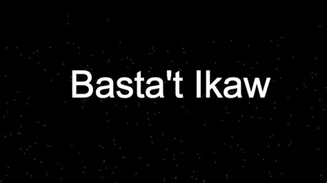 Worship Song Bastat Ikaw Lyrics Youtube