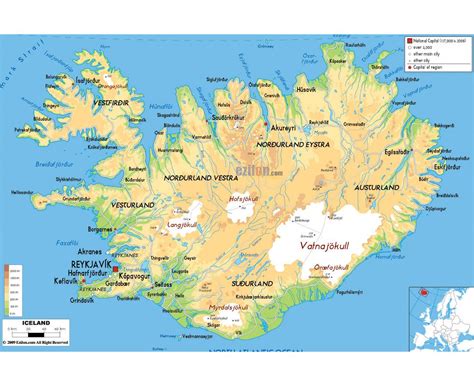 Mapas De Islandia Colecci N De Mapas De Islandia Europa Mapas Del