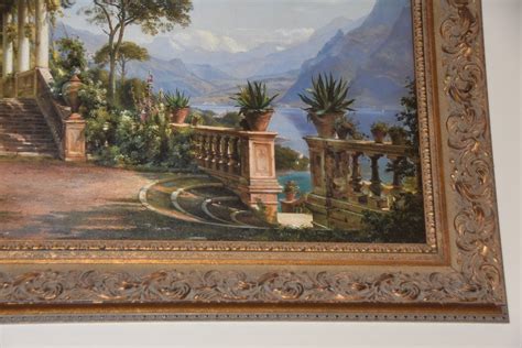 Companies Estate Sales Lodge On Lake Como Canvas Print Carl