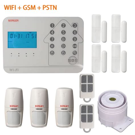 Konlen Gsm Wifi Alarm Systems Security Home Guard Pstn Wiring Wireless