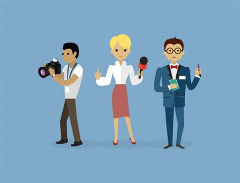 Journalist Clip Art Vector Images And Illustrations Istock