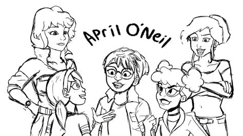 April Oneil Coloring Pages