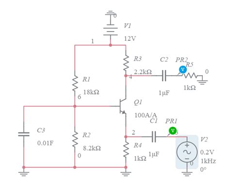 Common Base Amplifier Circuit