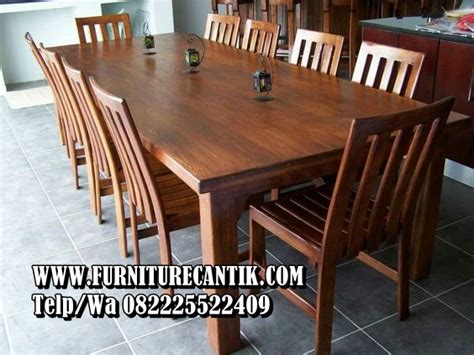 Kursi Meja Makan Kayu Jati Minimalis Terbaru Haidi Jati Furniture