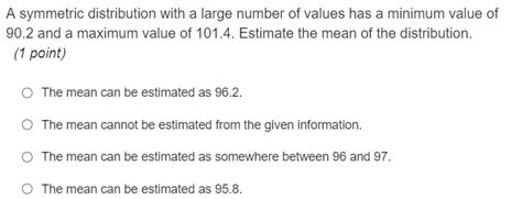 A Symmetric Distribution With A Large Number Studyx