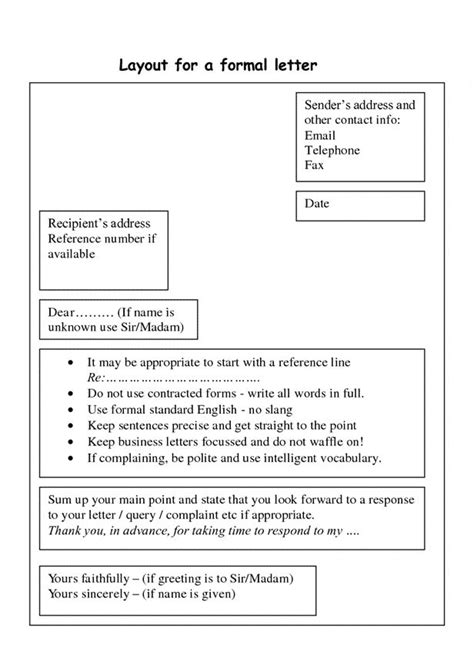 How To Write A Formal Letter Useful Phrases With ESL Image A Formal