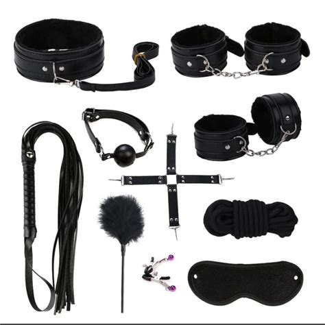 Kit Sado 10 Piezas Calidad Superior Sex Shop Coquetas