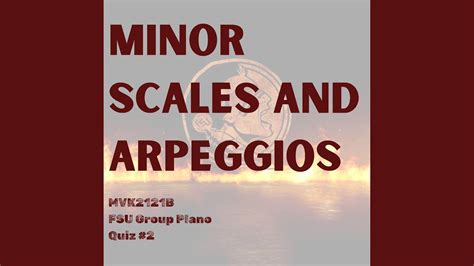 F Minor Arpeggio YouTube