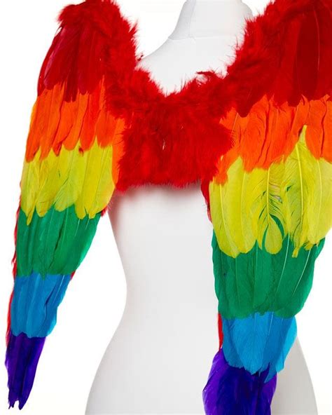 Rainbow Angel Wings - 50cm x 50cm | Party Delights