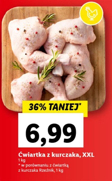 Promocja Ćwiartka z kurczaka w Lidl