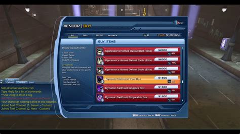 Dcuo Episode 30 Vendor Gear Elite Gear And Op Collections Youtube