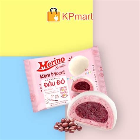 Kem mochi đậu đỏ Merino Sweetie 50g Shopee Việt Nam