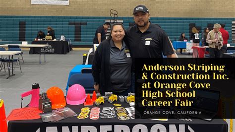 Anderson Striping Construction Inc At Orange Cove High School Career