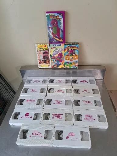 LOT OF 8 Barney The Dinosaur VHS VIDEO Vintage Tapes Christmas Adventure Safety $21.02 - PicClick CA