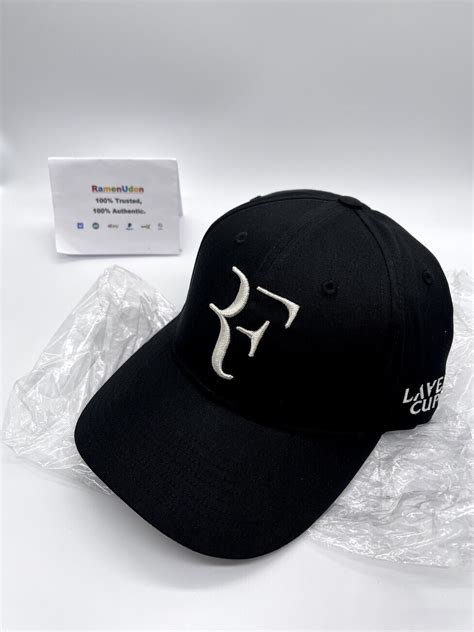 Rf Uniqlo Laver Cup 2021 Boston Silver Exclusive Roger Federer Hat Cap