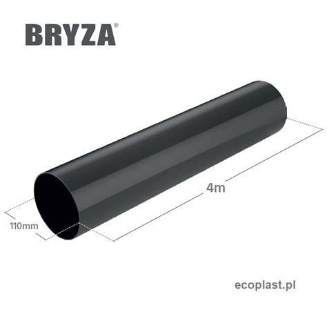 Bryza Pvc Br Zowy Rura Spustowa Mm M Ecoplast