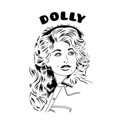 Dolly Parton Silhouette Svg