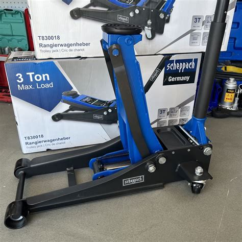 Професійни підкатний домкрат 3Тони низька посадка Scheppach Germany: 6 ...