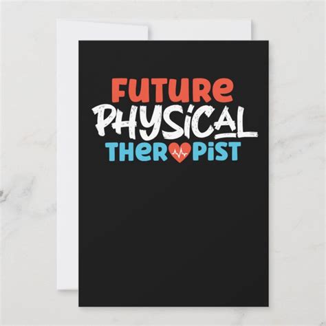 Physical Therapist Future Physical Therapist Invitation Zazzle