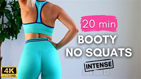 20 Min Glute Workout No Squats Glute Workout At Home No Equipment