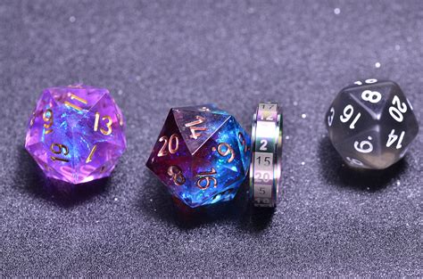 DND Dice Ring D20 Dice Number Spinner Ring Life Counting | Etsy