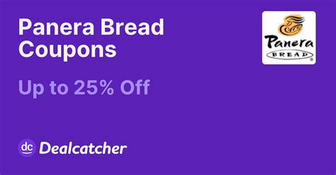 Valid Panera Bread Promo Code 50 Off Coupon January 2025