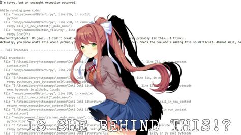 SECRETS BEHIND THE GAME Let S Play Doki Doki Literature Club