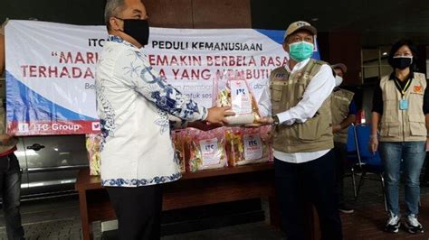 Ringankan Beban Warga Terdampak Corona Itc Group Serahkan 5000 Paket