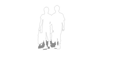 D People Silhouettes Sketchup