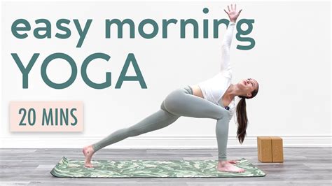 20 Min Morning Yoga Flow All Levels Gentle Yoga With Music Youtube