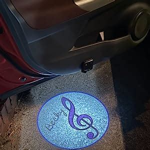 Fangfei X Custom Logo Wireless Led Projector Car Door Step Courtesy