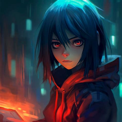 Premium AI Image | Enigmatic Beauty The Creepy Charm of an Anime Girl's ...