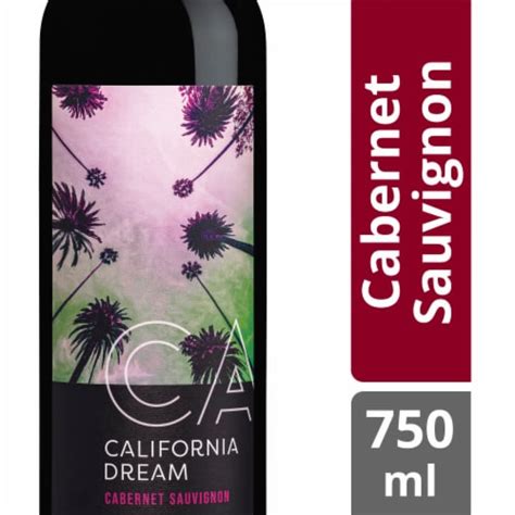 California Dream Cabernet Sauvignon California Red Wine 750 Ml 750 ML