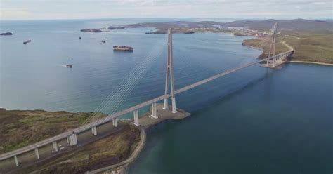 Russian Bridge in Vladivostok, Vehicles Stock Footage ft. vladivostok ...