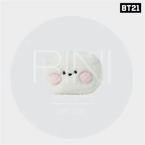 BTS BT21 OFFICIAL Authentic Goods Minini Face Doll Pouch Tracking