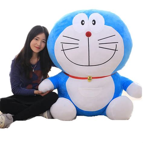 Fancytrader 43 Giant Plush Doraemon Toy Big Soft Stuffed Anime