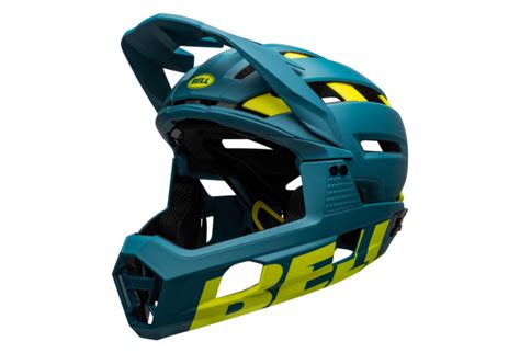 BELL Super Air R Mips Helmet Blue Yellow 2021 Alltricks