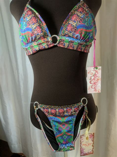 Ruby Yaya Bikini Embellished Boho Sz Small Made In UK SO FABULOUS EBay
