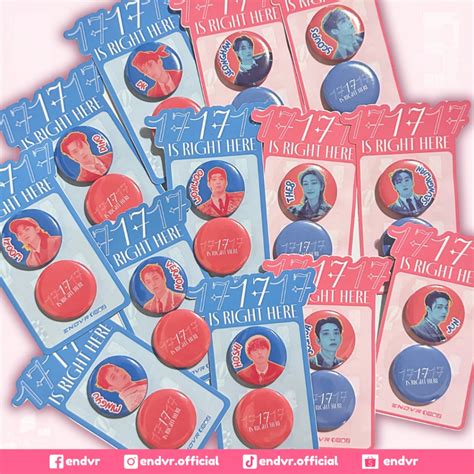 Seventeen Is Right Here Button Pin Seventeen Pins Kpop Pins 1 25