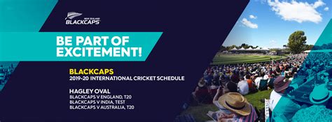 The 2019 - 2020 International Cricket Schedule - Hagley Oval