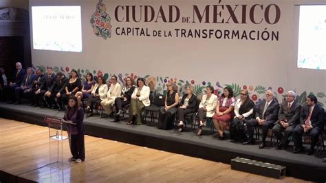 Integrantes Del Gabinete De La Cdmx Son Presentados Por Clara Brugada N