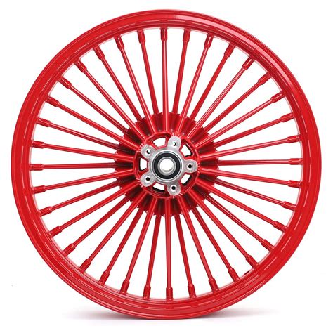 Tarazon Chrome Front Tubeless Fat Spoke Wheel For Harley